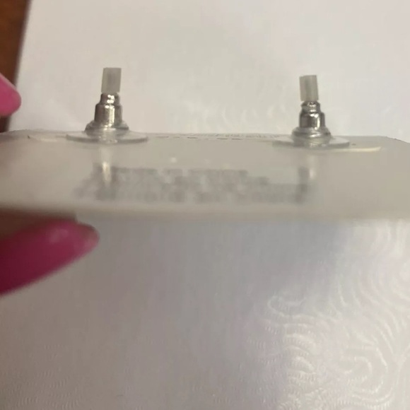 David’s Bridal Marquise Crystal Cluster Stud Post Silver Plated Earrings NEW - Picture 5 of 5